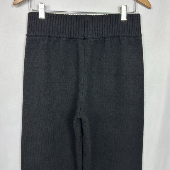 Honeydew Women’s Spice It Up Wide Leg‎ Knit Pants Size Medium Black High Waist - Picture 12 of 16